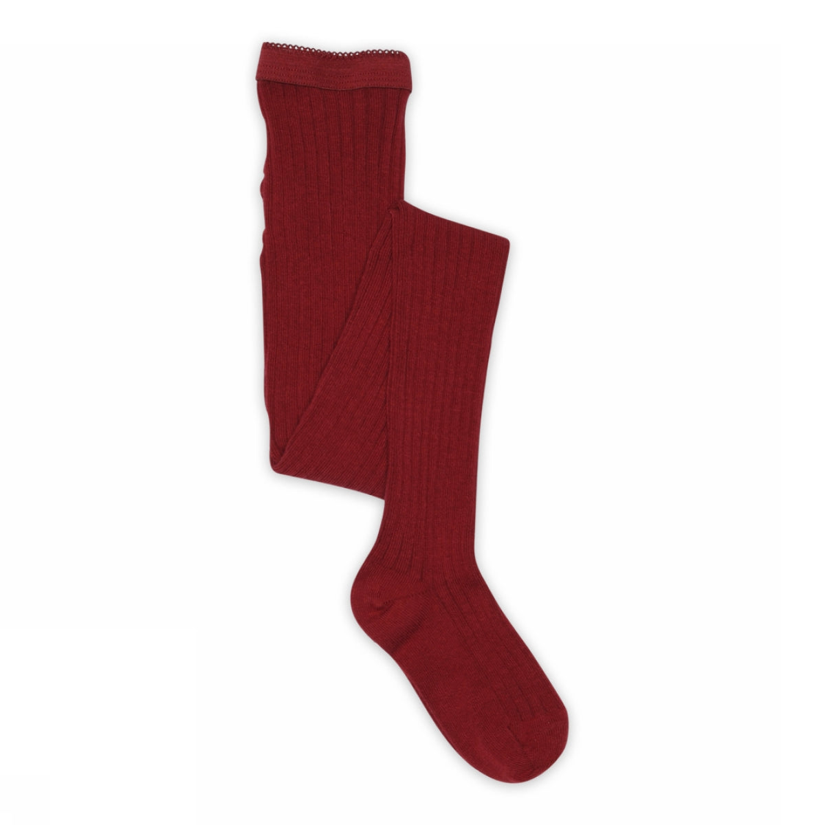 Rippstrumpfhose aus Baumwolle