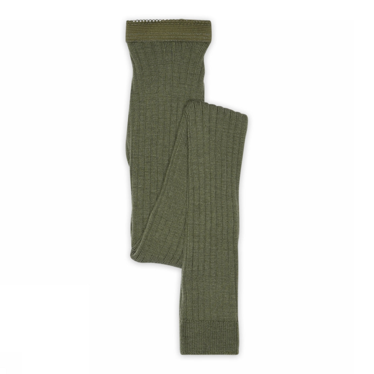 Gerippte Leggings aus Wolle