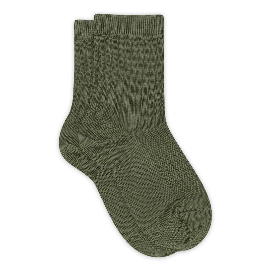 Wollrippsocken