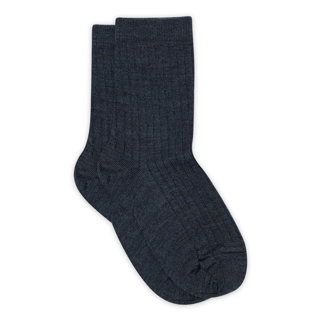 Wollrippsocken