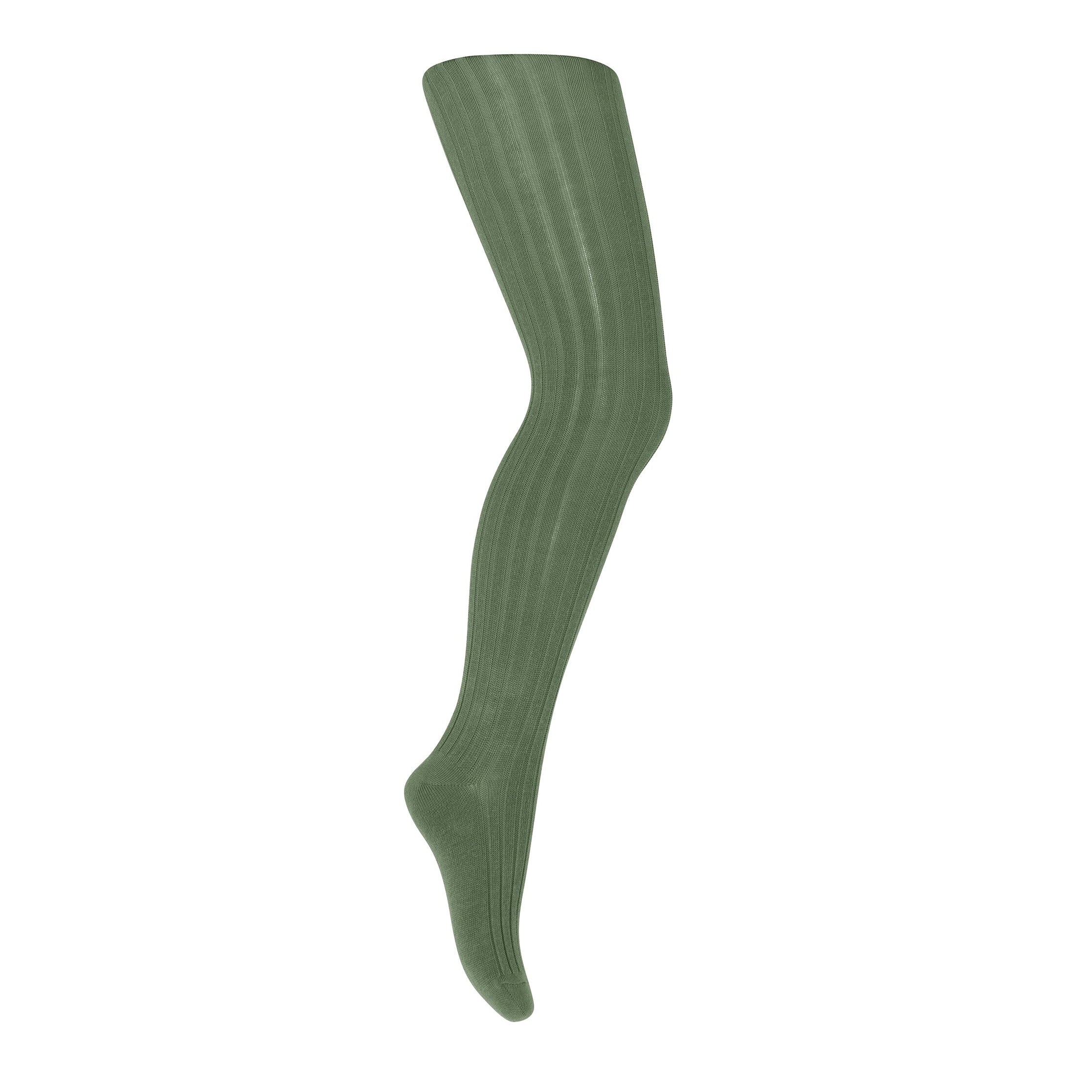 Rippstrumpfhose aus Baumwolle
