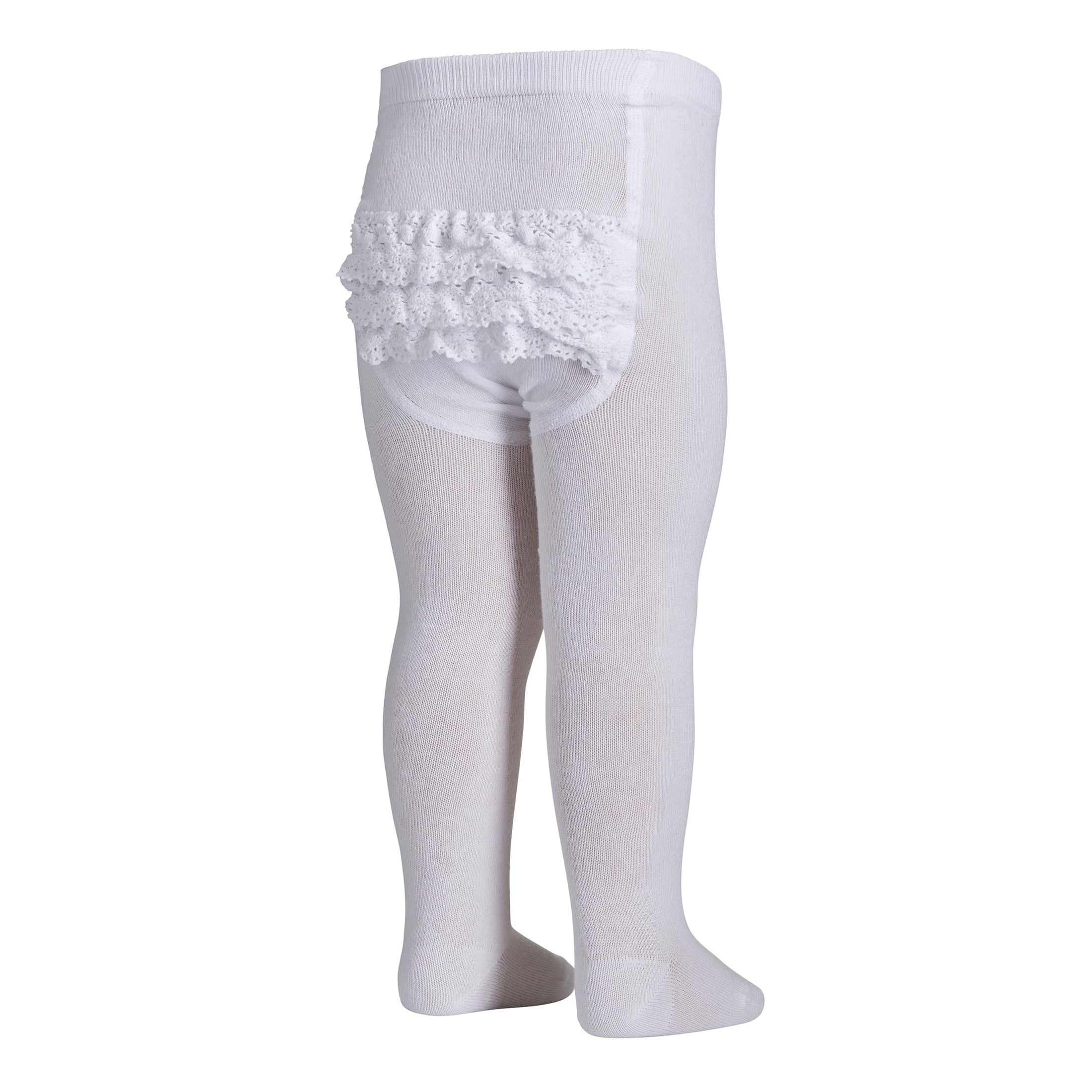 Baumwollstrumpfhose - Spitze