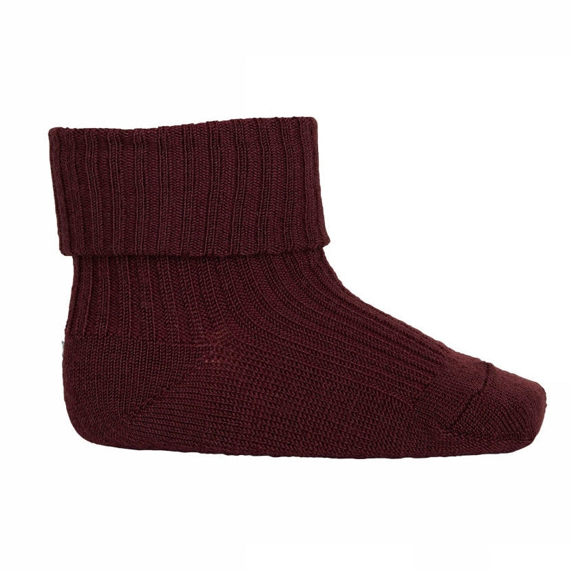 Babysocken aus Wollrippe