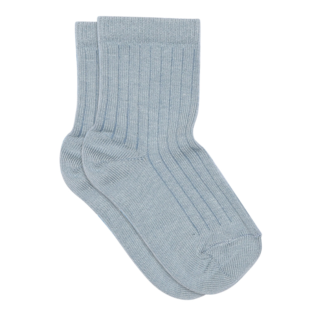 Rippstricksocken aus Baumwolle