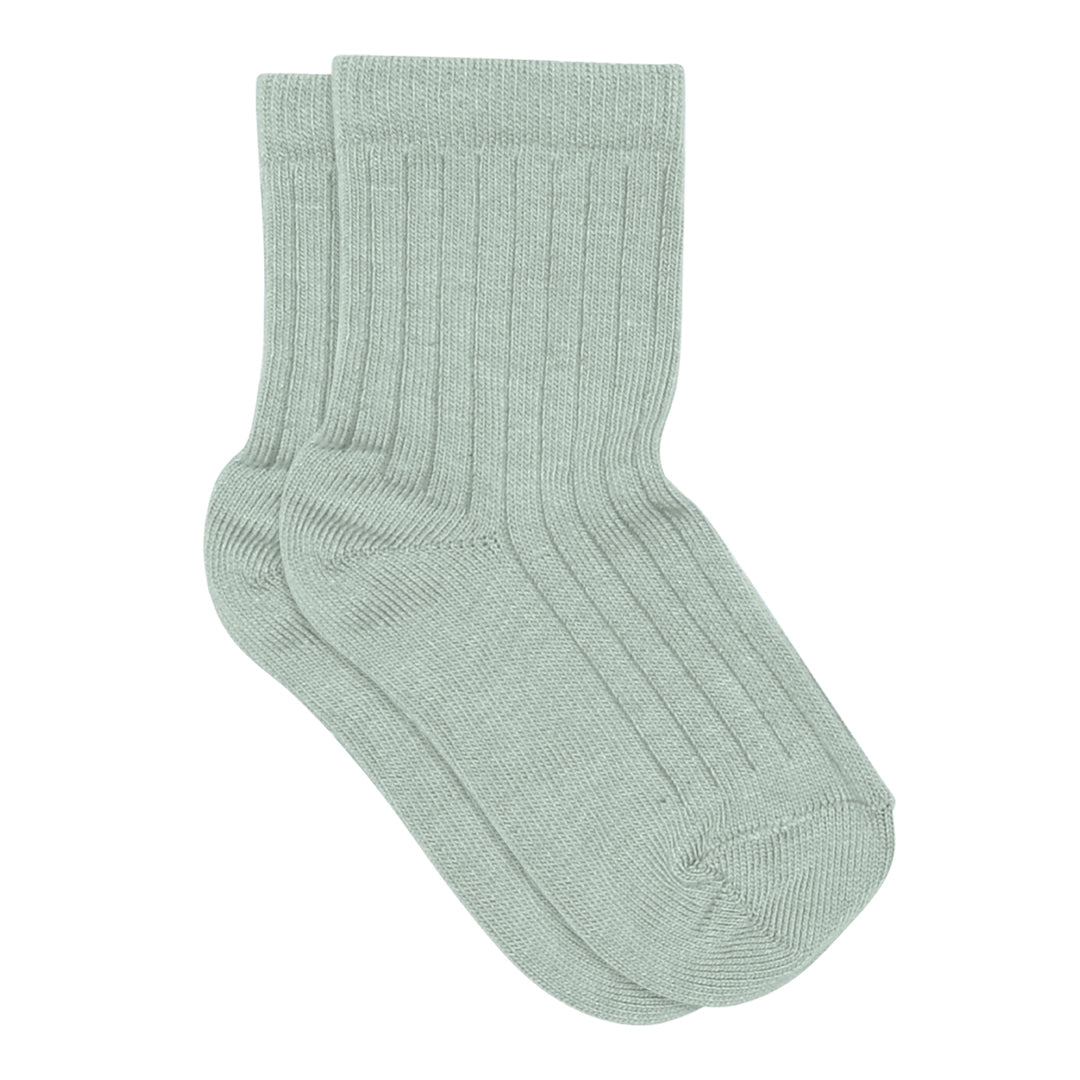 Rippstricksocken aus Baumwolle