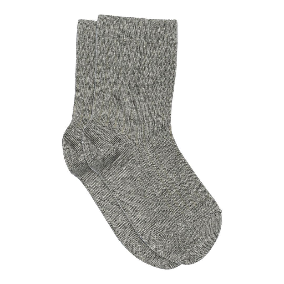 Rippstricksocken aus Baumwolle