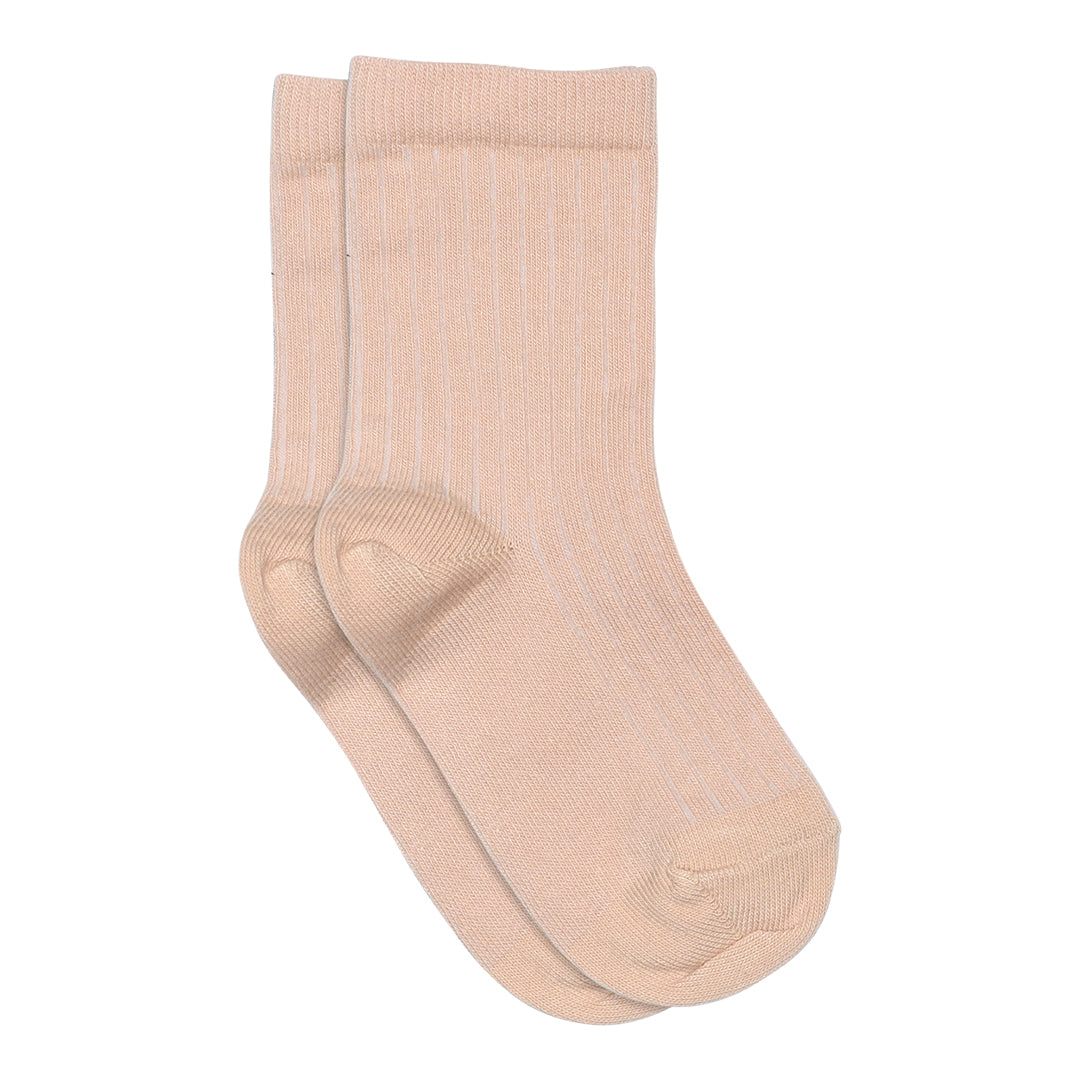 Rippstricksocken aus Baumwolle