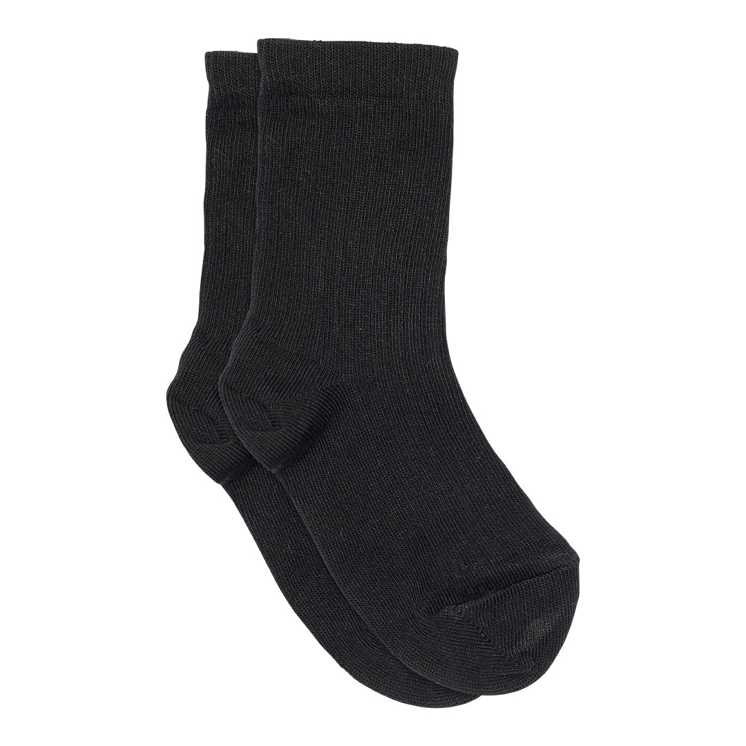 Rippstricksocken aus Baumwolle