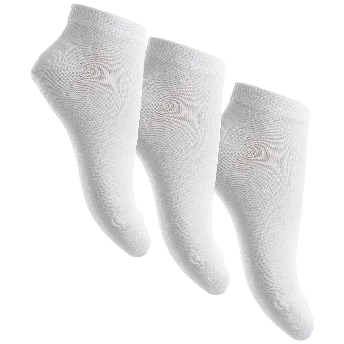 Baumwoll-Sneakersocken - 3er-Pack