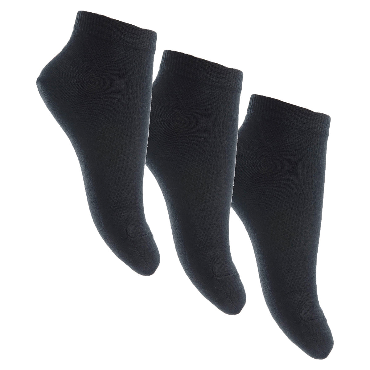 Baumwoll-Sneakersocken - 3er-Pack