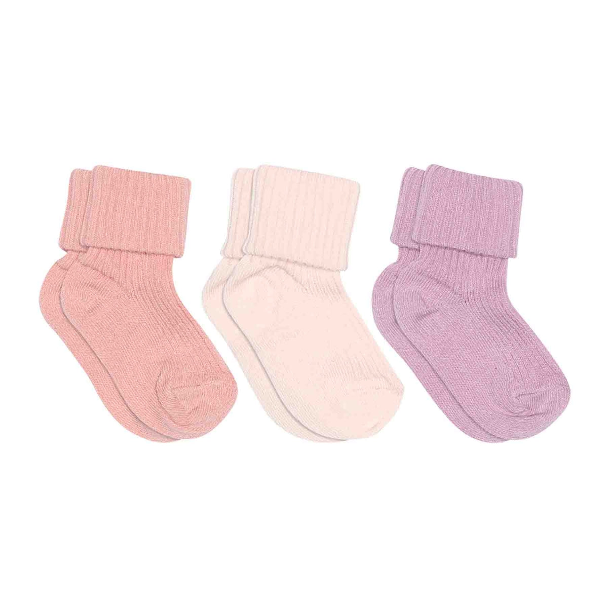 Baby-Rippsocken aus Baumwolle - 3er-Pack