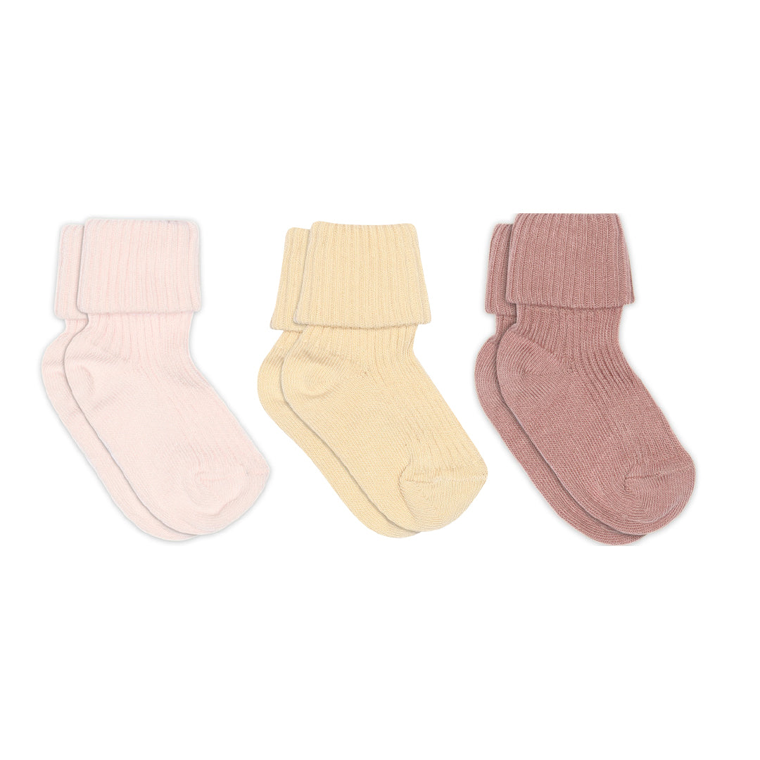 Baby-Rippsocken aus Baumwolle - 3er-Pack