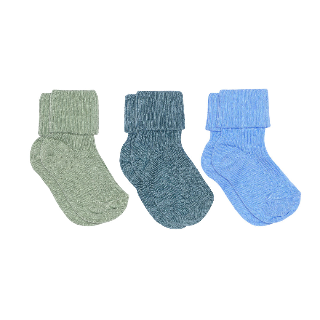 Baby-Rippsocken aus Baumwolle - 3er-Pack