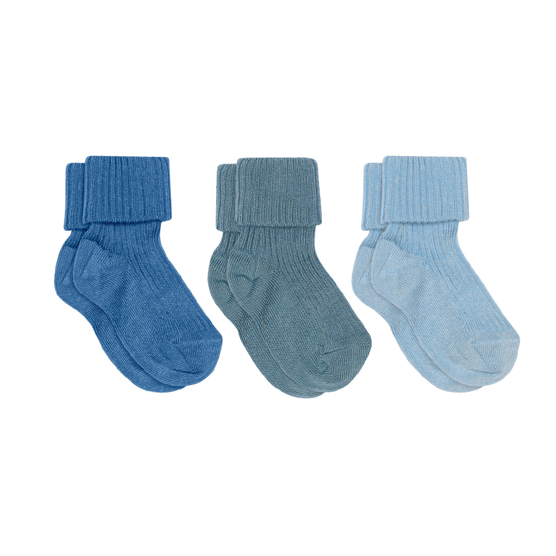 Baby-Rippsocken aus Baumwolle - 3er-Pack
