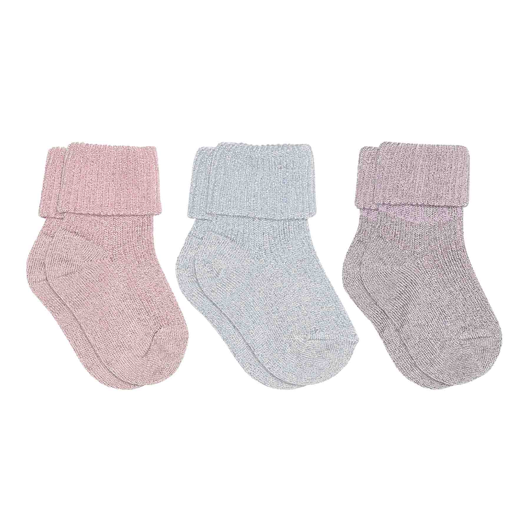 Ida Glitzersocken - 3er-Pack