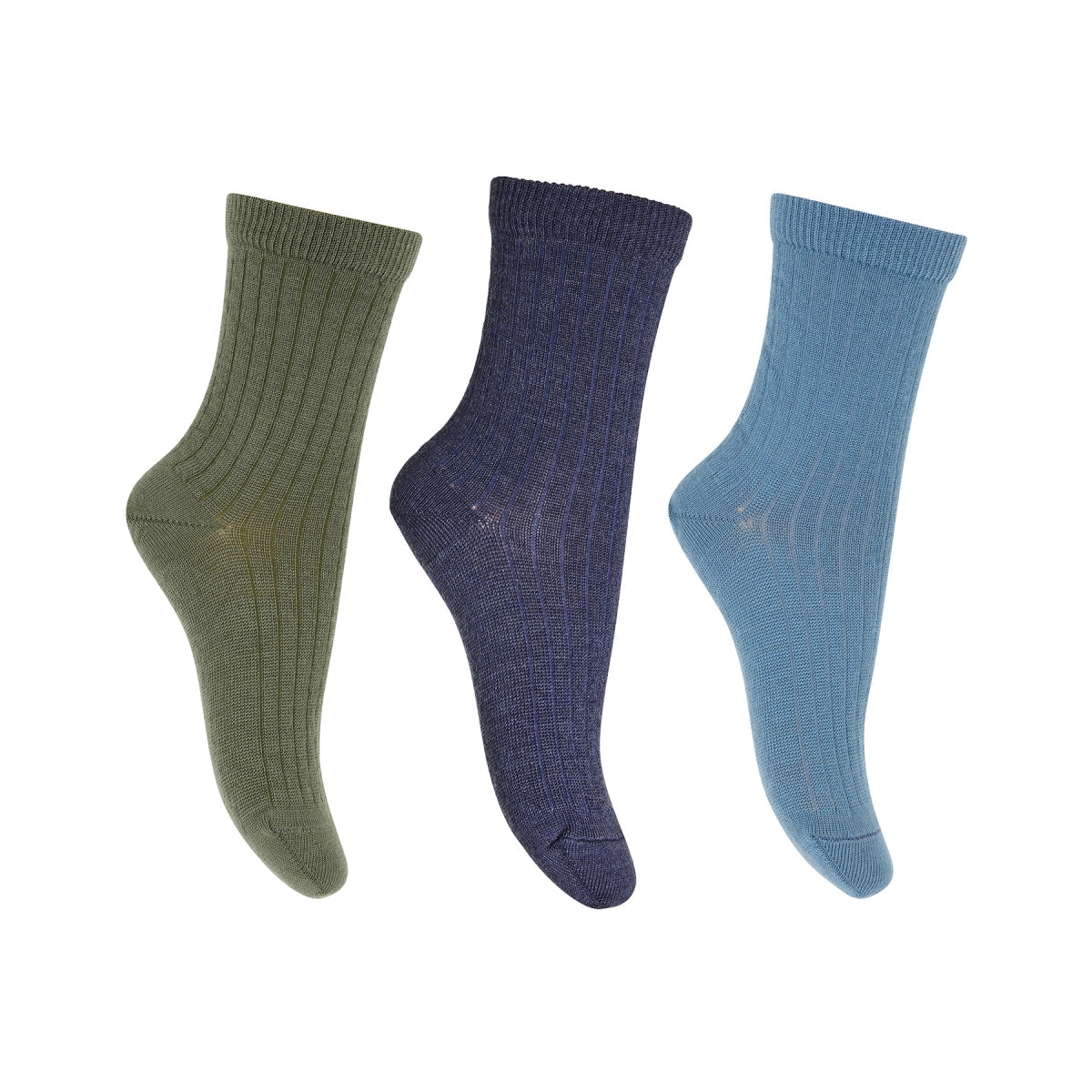 Wollrippsocken - 3er-Pack