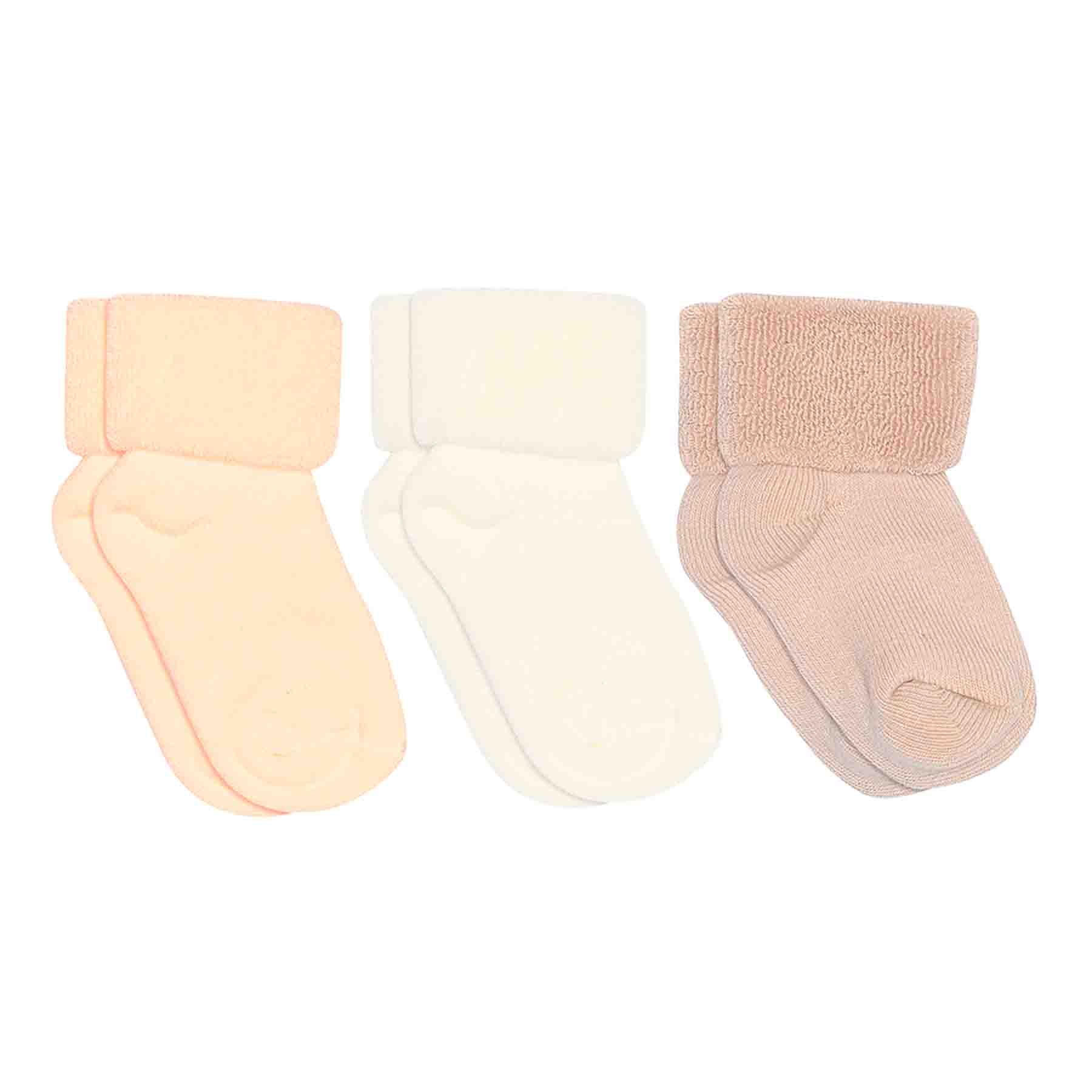 Baumwoll-Babysocken - 3er-Pack