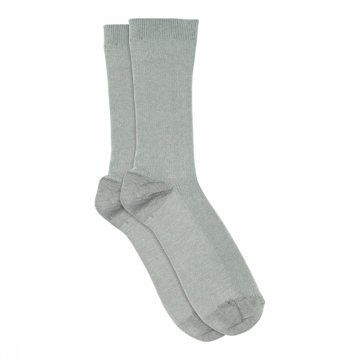 Feine Rippsocken aus Baumwolle