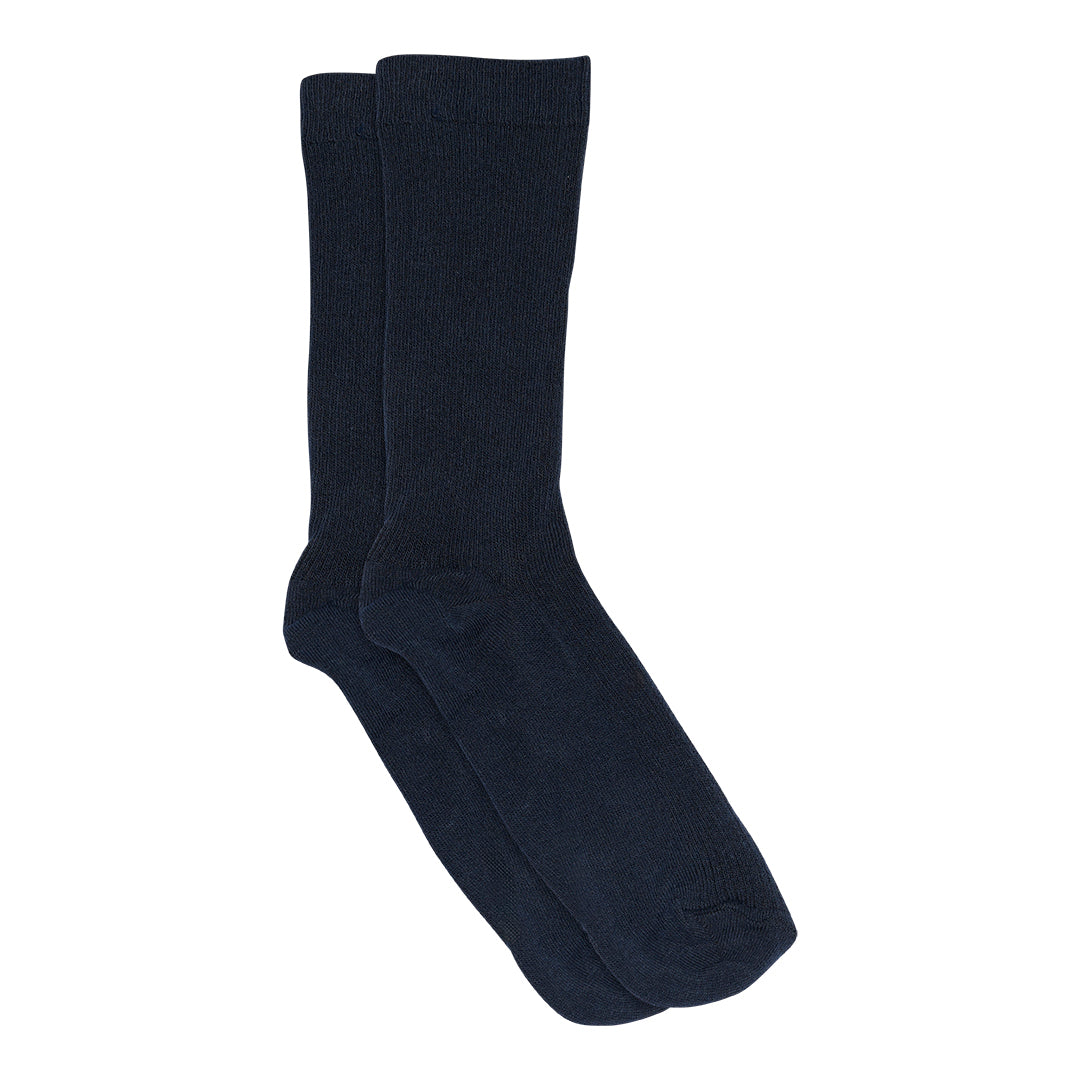 Feine Rippsocken aus Baumwolle