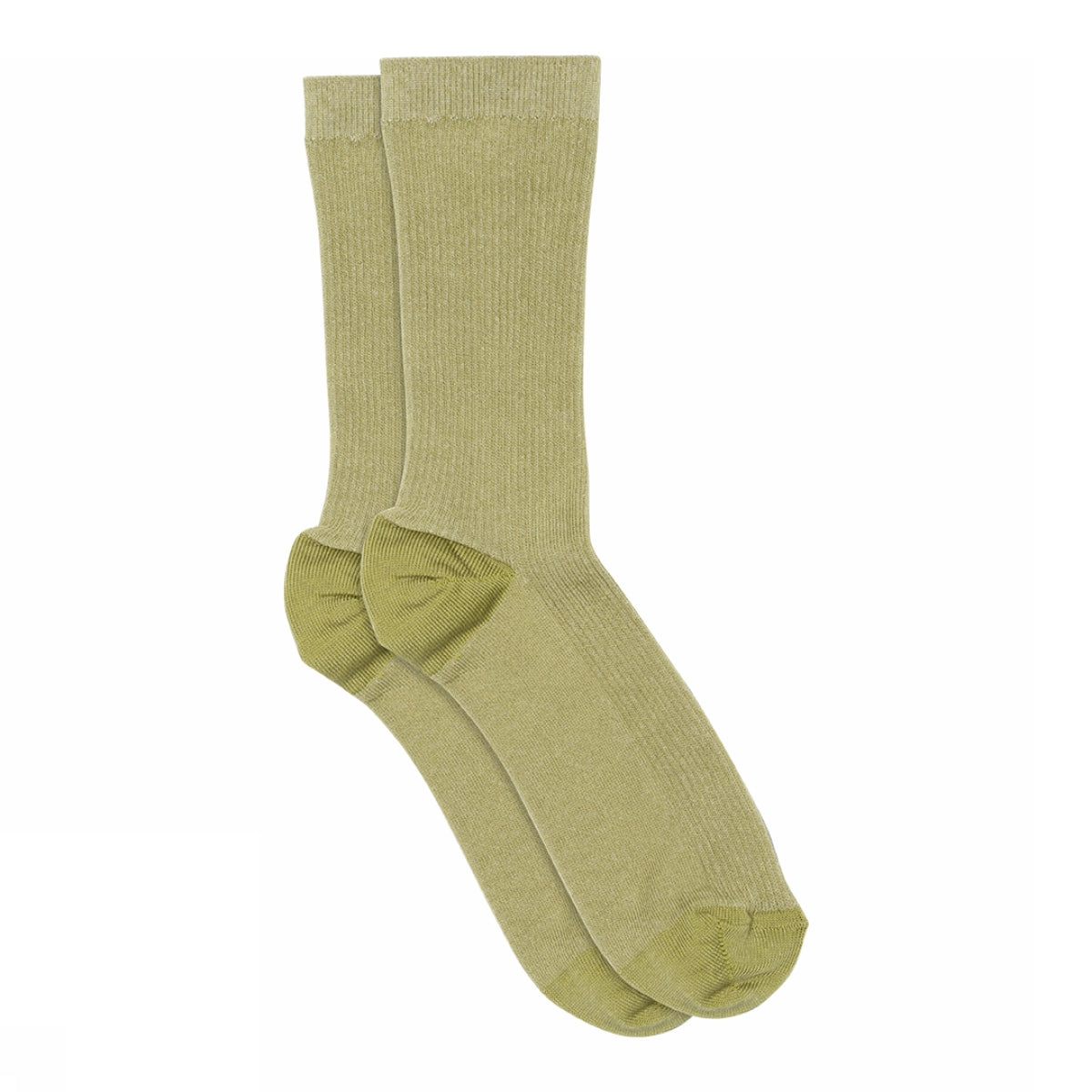 Feine Rippsocken aus Baumwolle