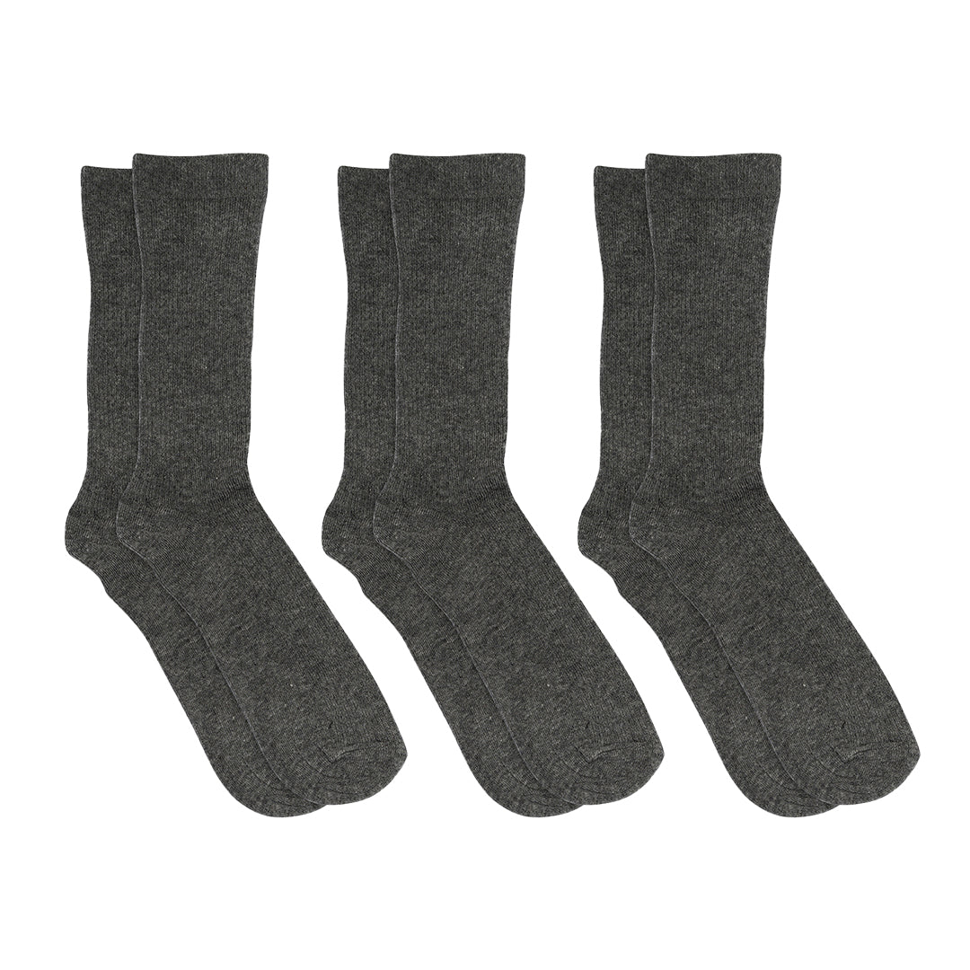 Feine Baumwollrippsocken 3er-Pack