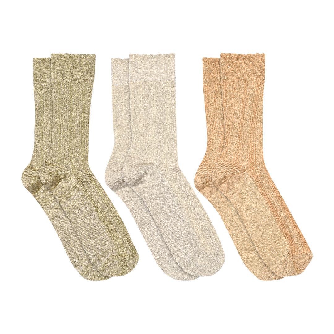 Julia Glitzersocken 3er-Pack