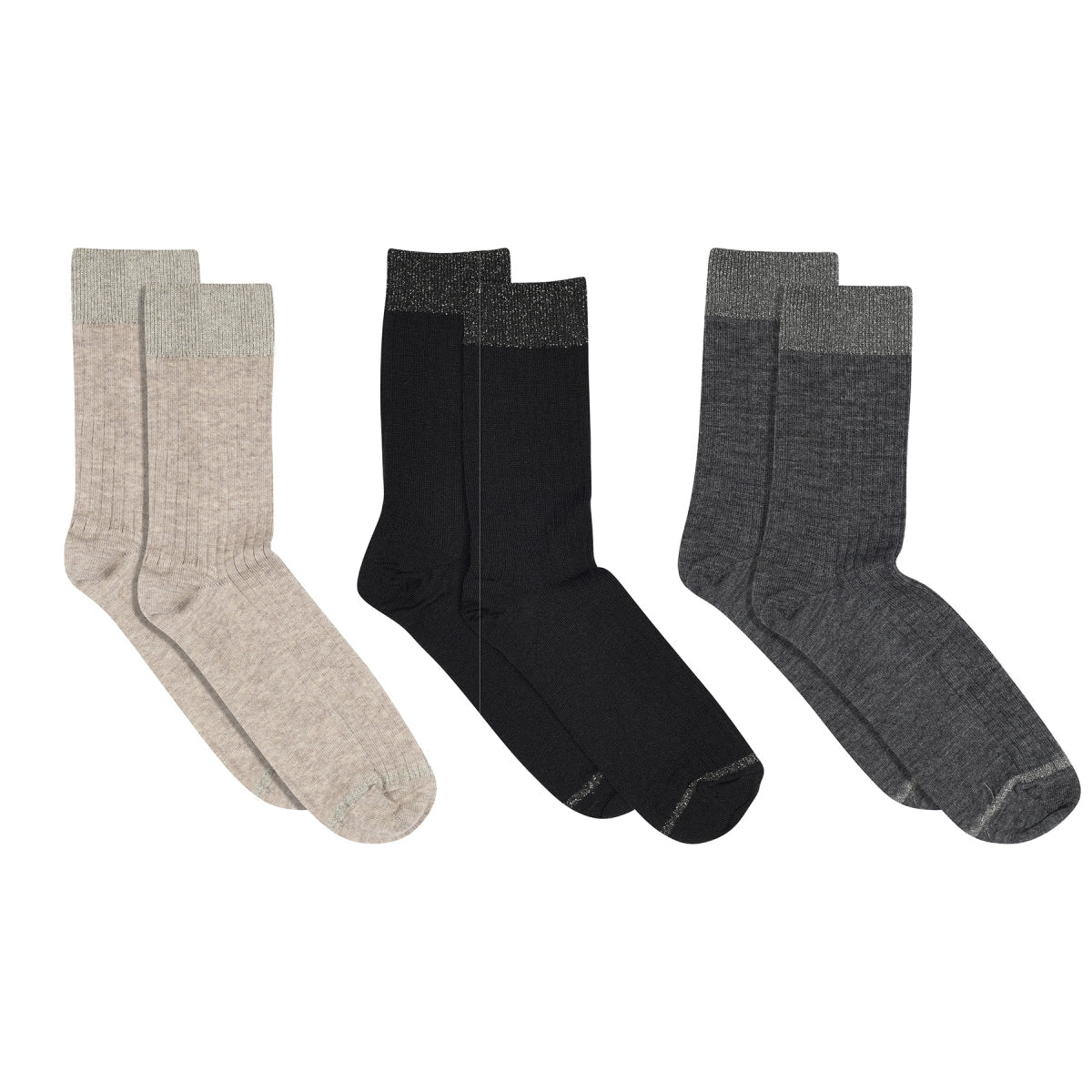 Erina Wollrippsocken - 3er-Pack