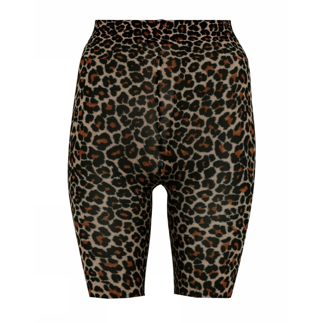 Leoparden-Shorts – 150 Denier