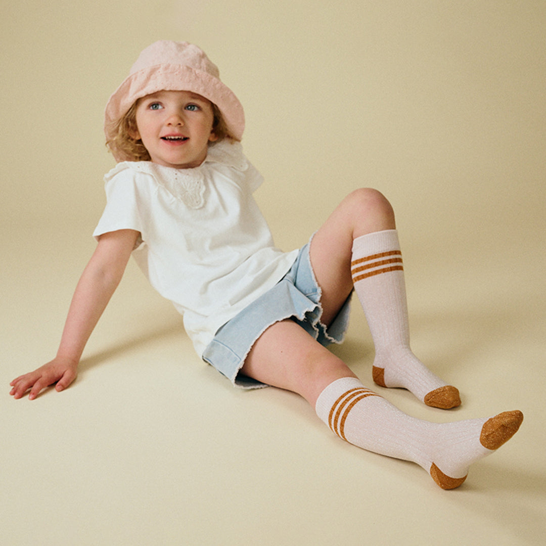 Merle Glitzer Kniestrümpfe