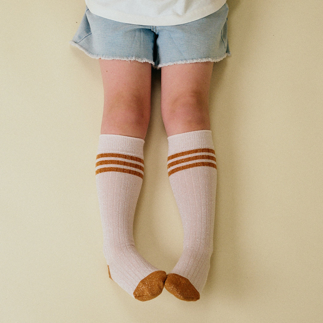 Merle Glitzer Kniestrümpfe