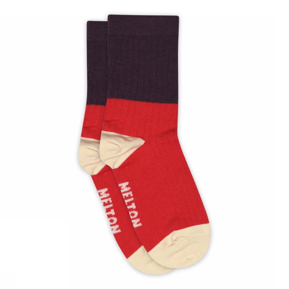 Einfarbige Socken