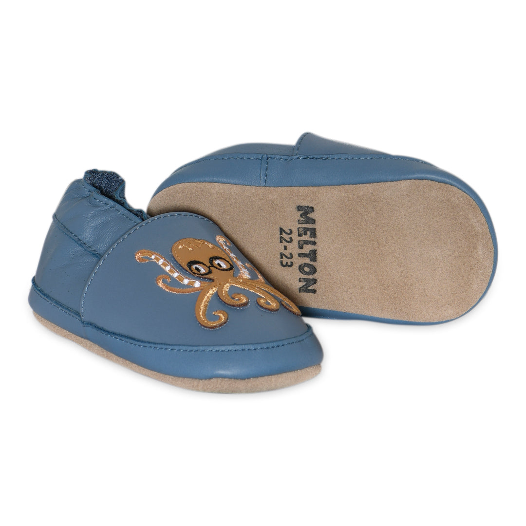 Hausschuhe aus Oktopusleder