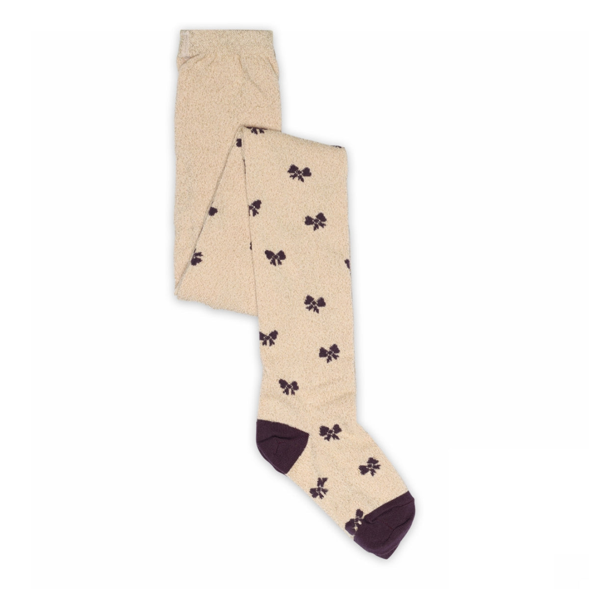 Glitzerstrumpfhose mit Schleifen