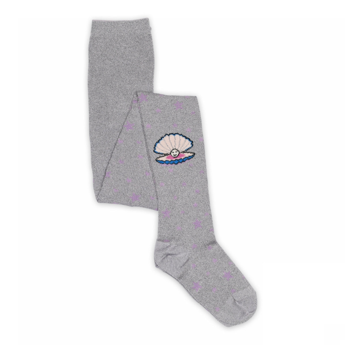 Strumpfhose mit Muschelglitzer