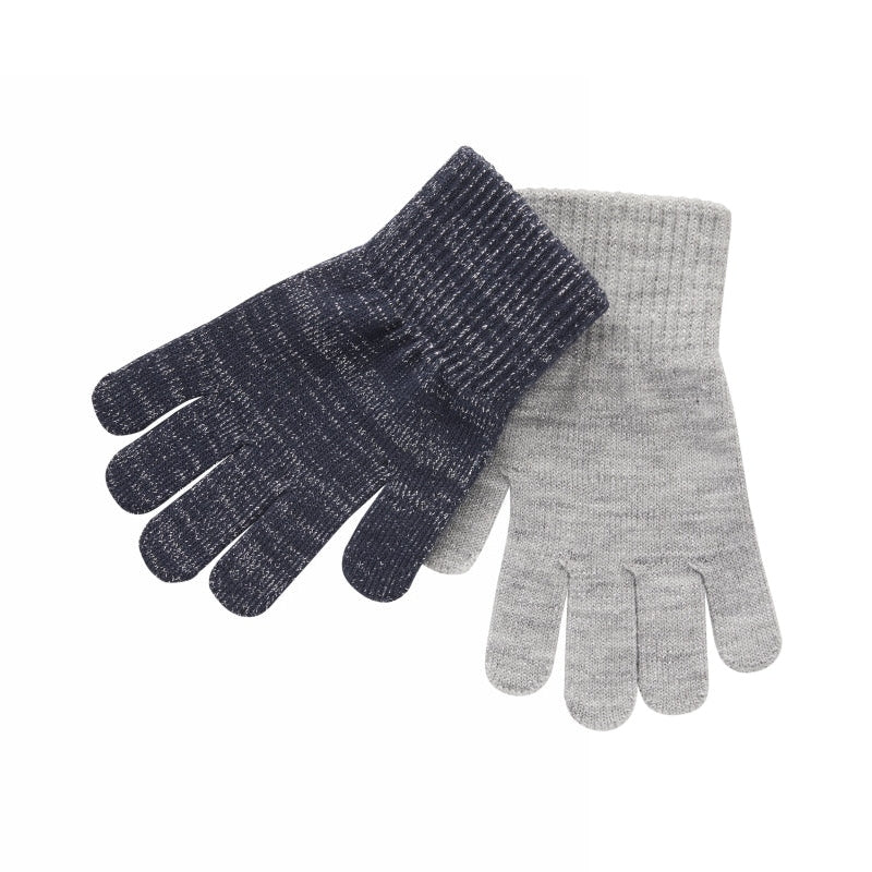 Glitzerhandschuhe - 2er-Pack