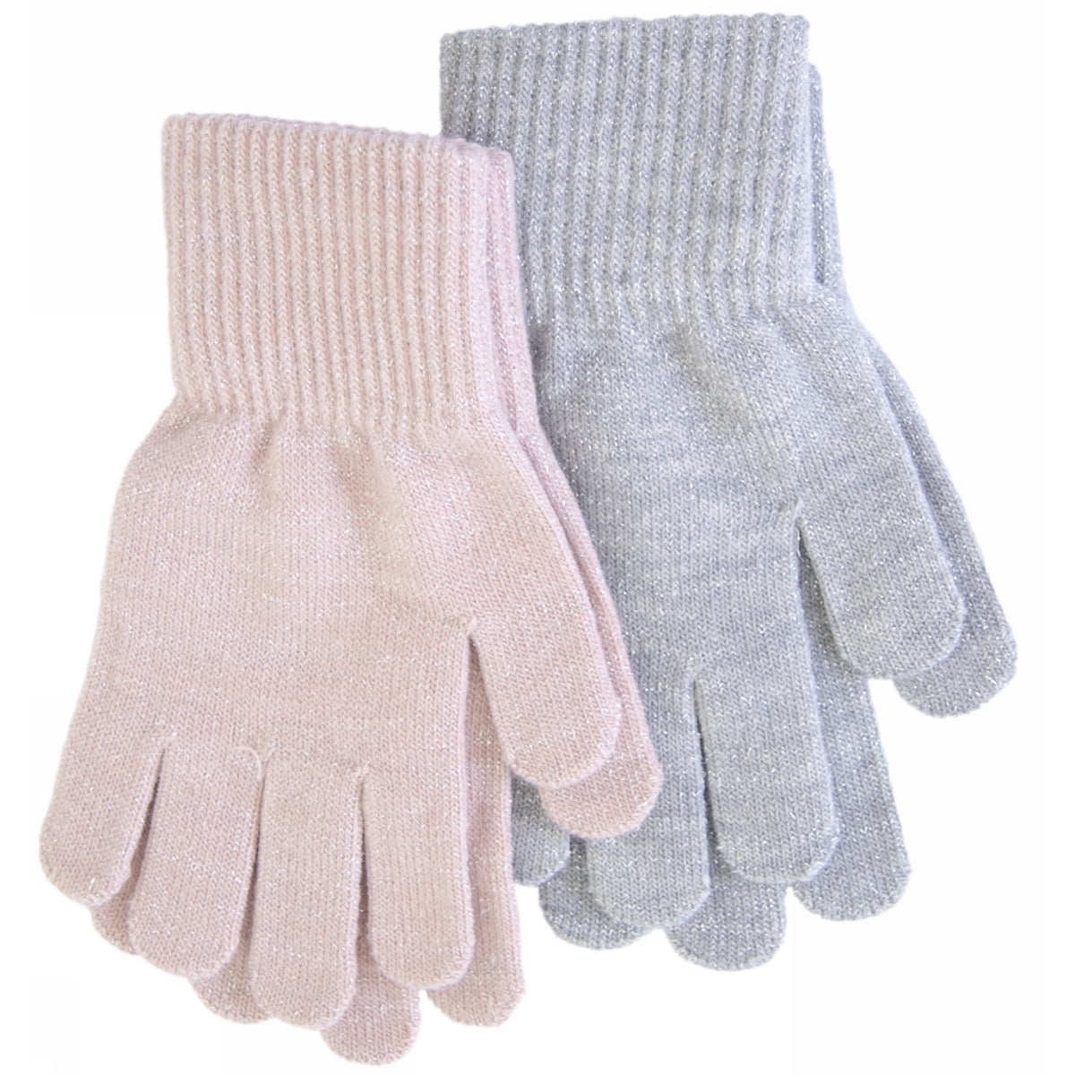 Glitzerhandschuhe - 2er-Pack