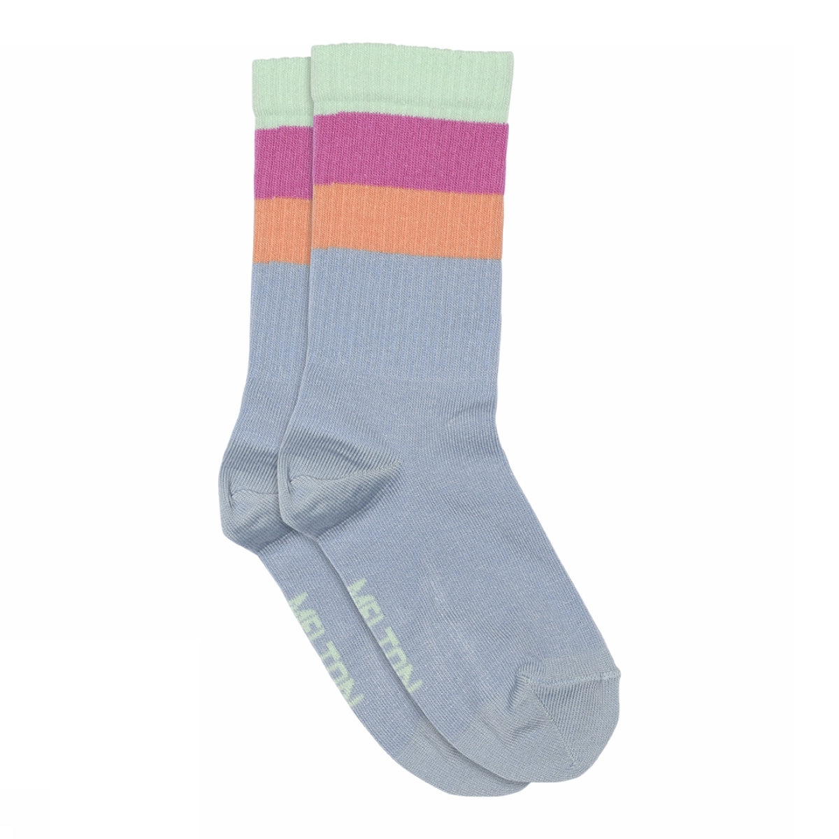 Socken mit breiten Streifen