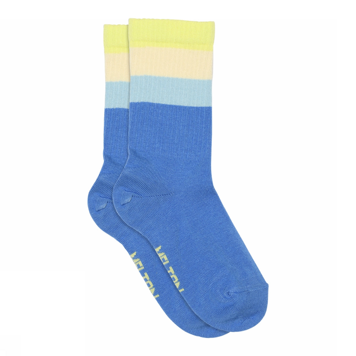 Socken mit breiten Streifen