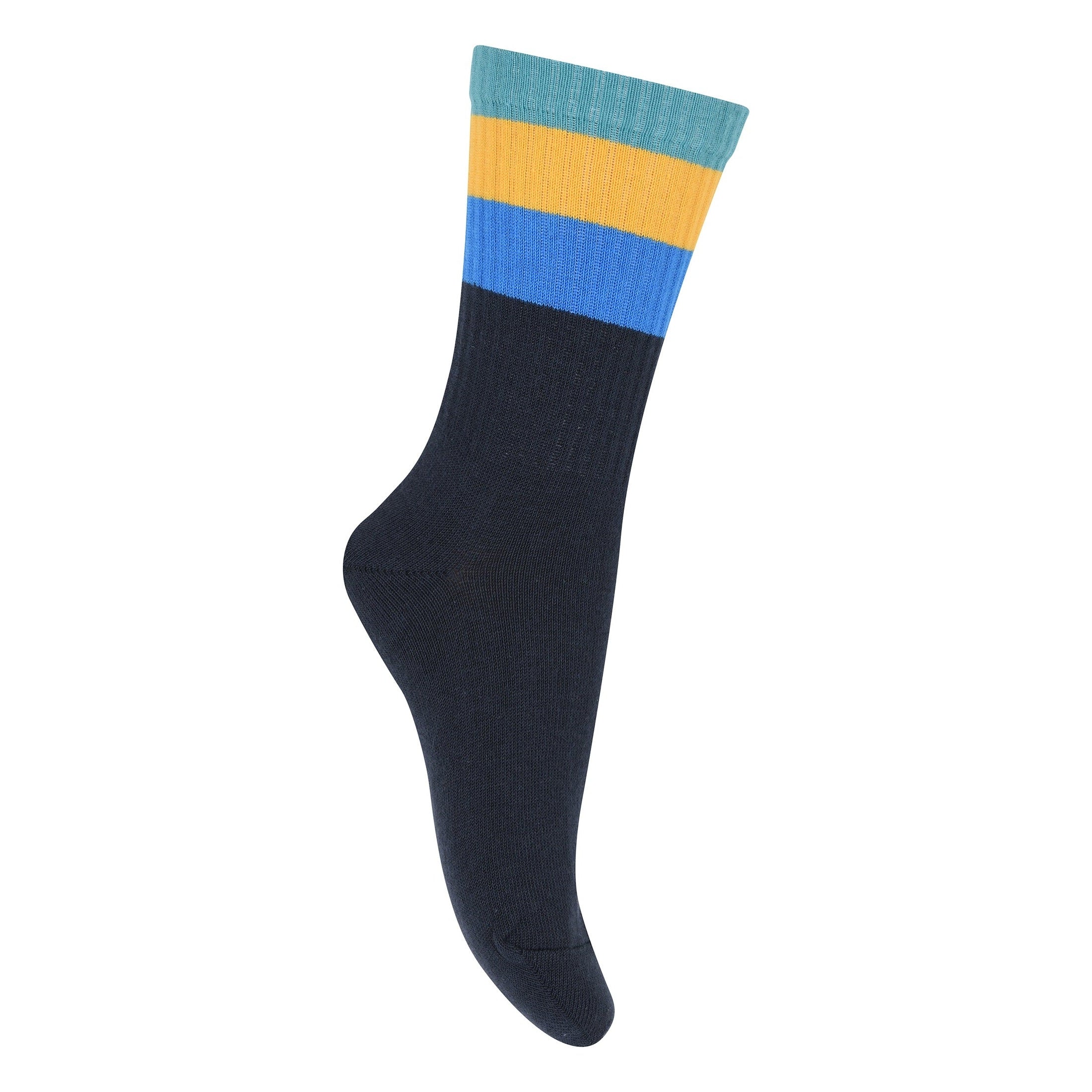 Socken mit breiten Streifen
