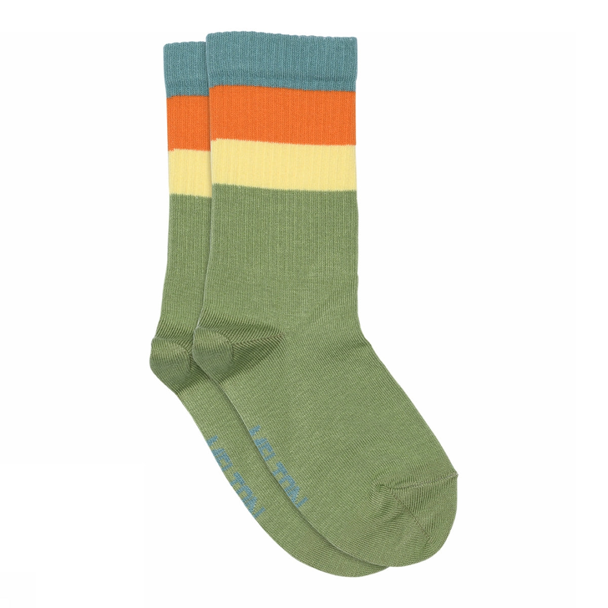 Socken mit breiten Streifen