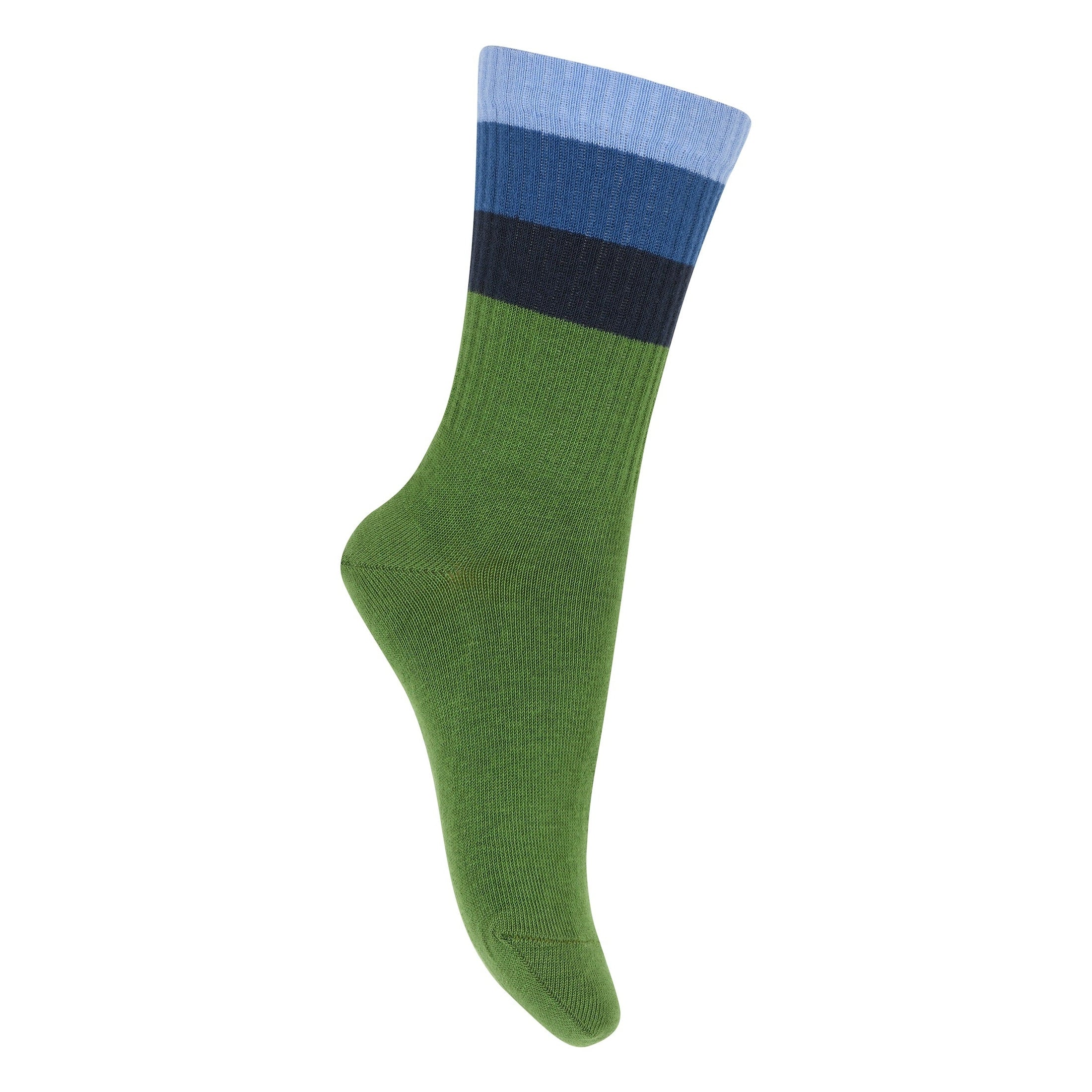 Socken mit breiten Streifen