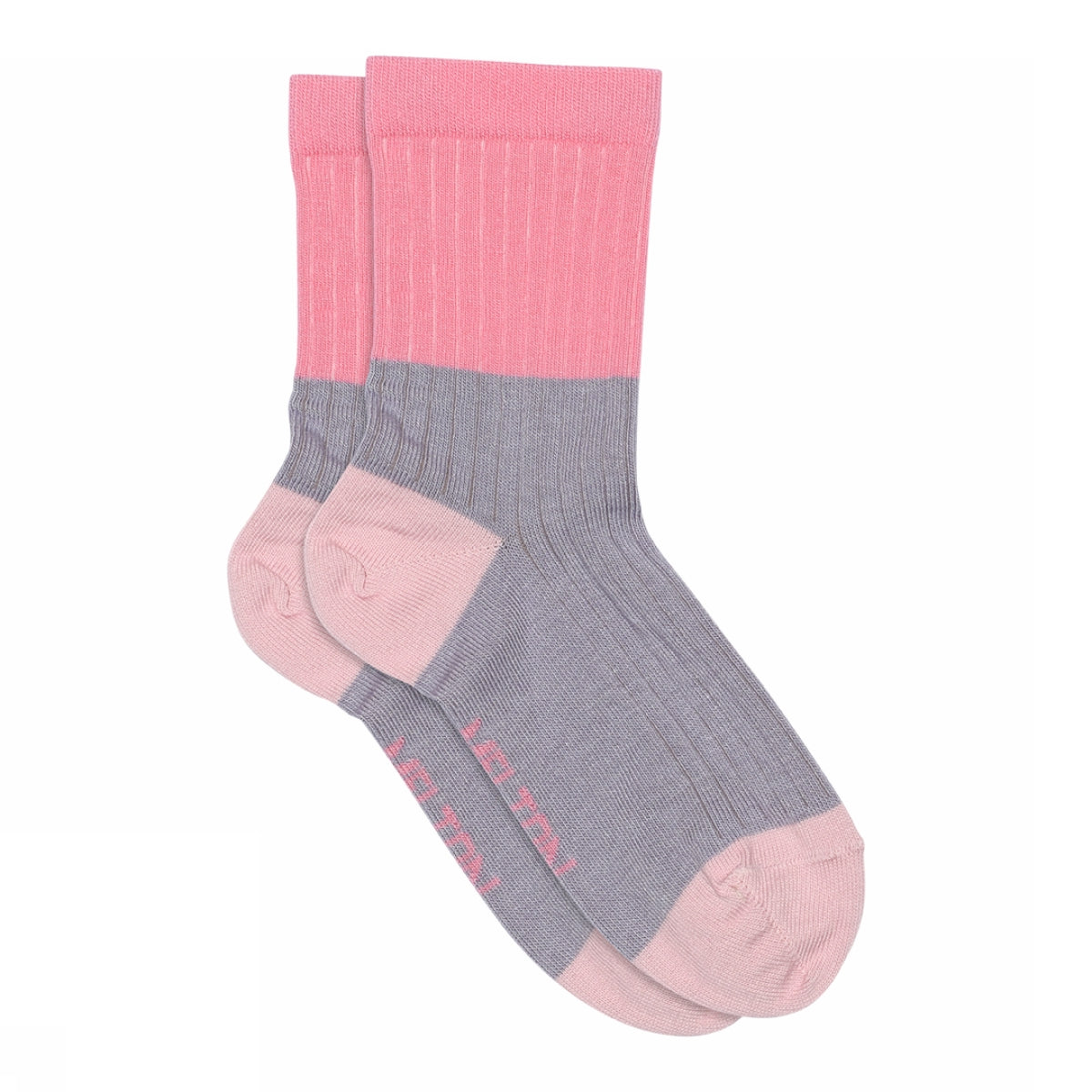 Socken in Blockfarben