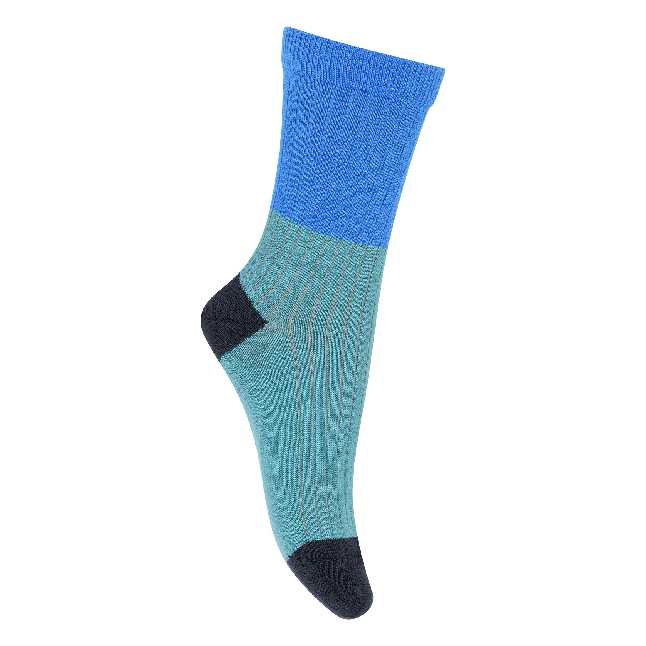 Socken in Blockfarben