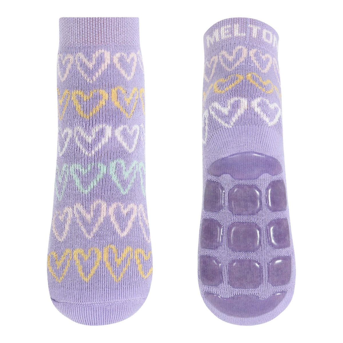 Doodle Herz Socken - Antirutsch