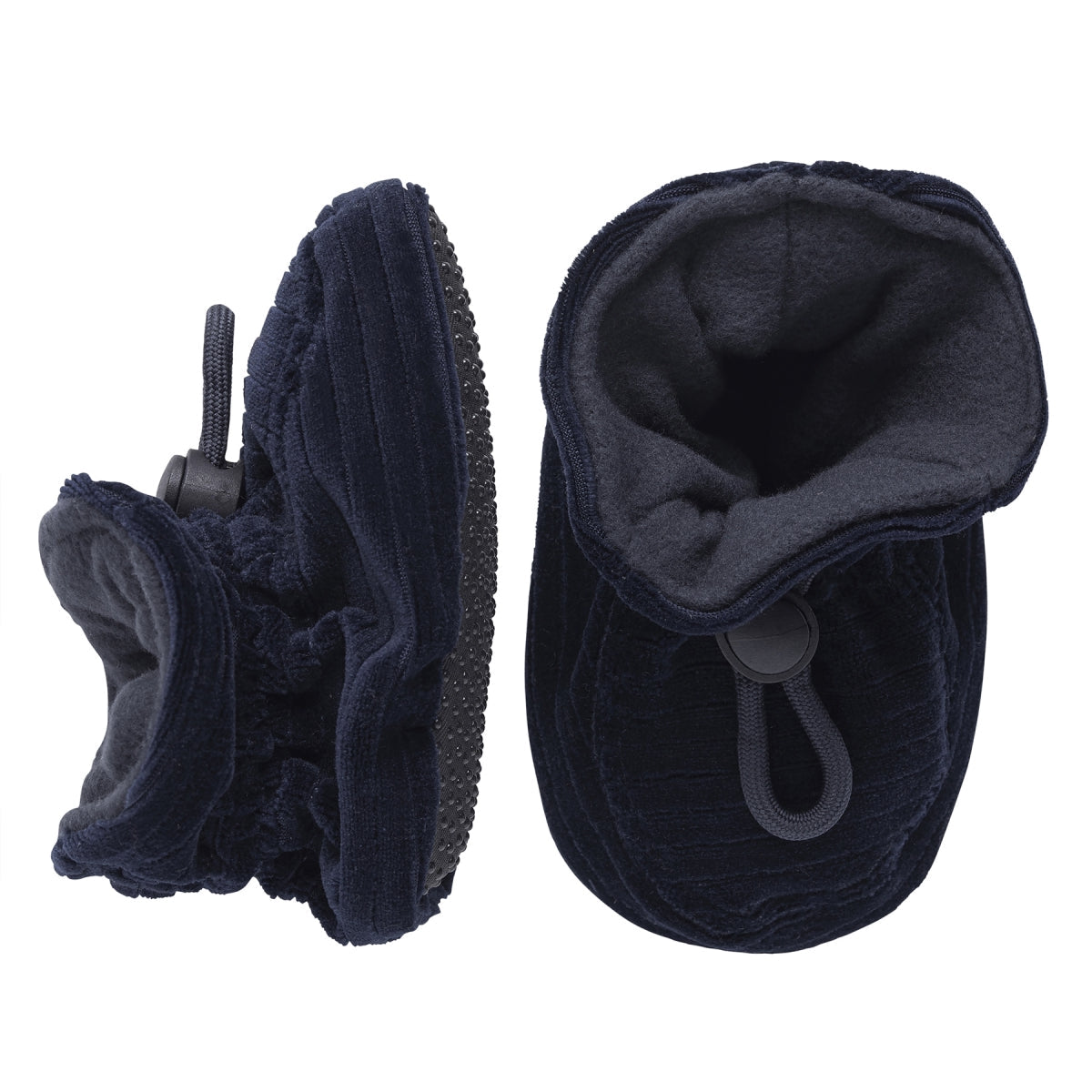 Hausschuhe aus Samttextil