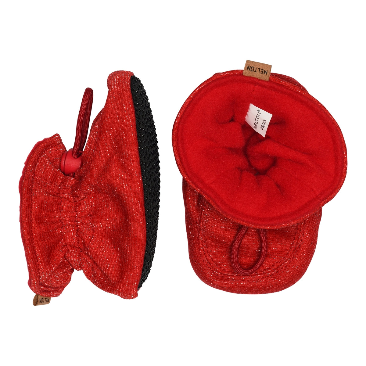 Glitzernde Textilpantoffeln