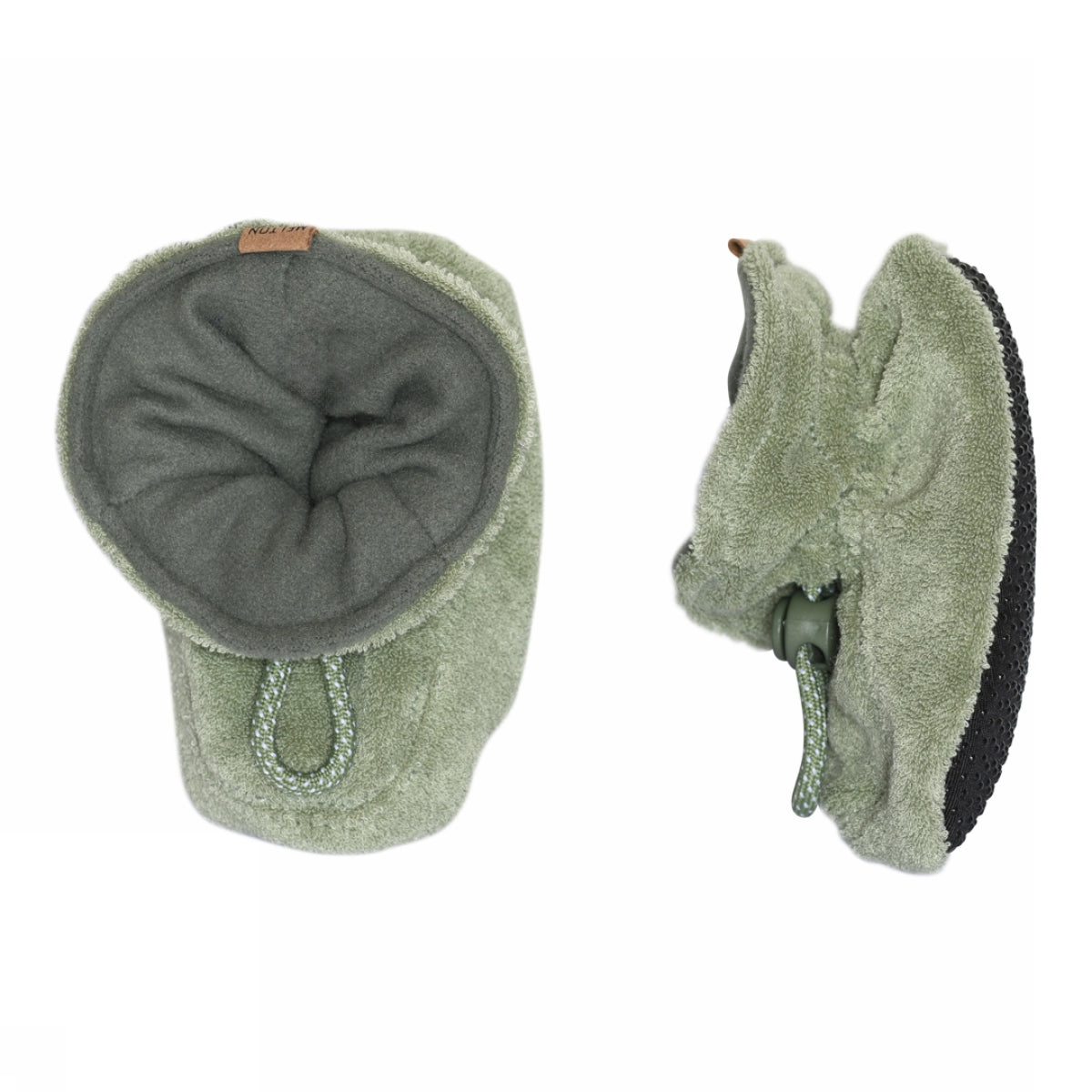Hausschuhe aus Frottee-Textil