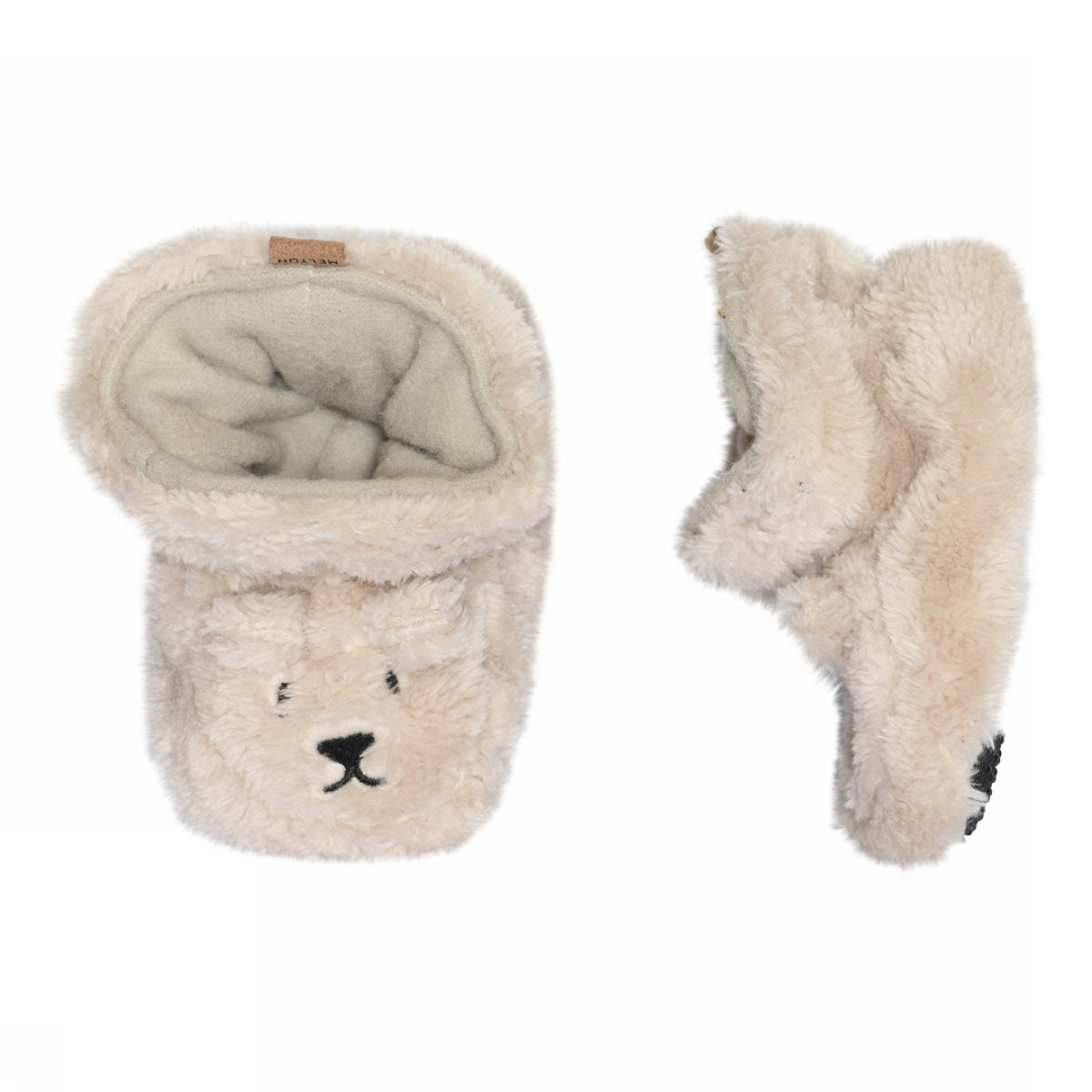 Flauschige Bärenpantoffeln