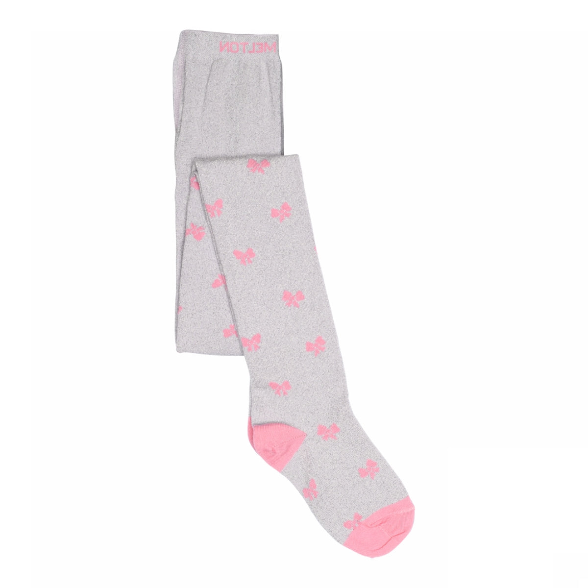 Glitzerstrumpfhose mit Schleife