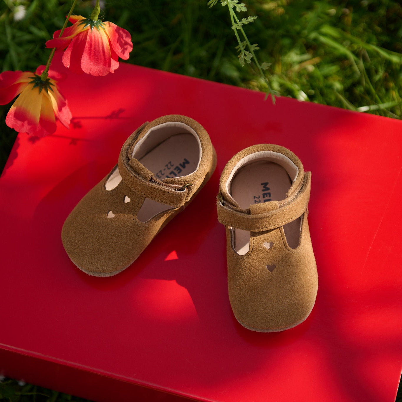 Mary Jane-Slipper aus Leder